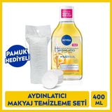 Nivea 400 ml Aydınlatıcı Serum İçerikli Micellar Makyaj Temizleme Suyu Normal Ciltler İçin
