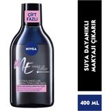 Nivea 400 ml Çift Fazlı Makyaj Temizleme Suyu Arındırıcı Etkili Cilt İçin Suya Dayanıklı Formül