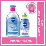 Nivea 400 ml Micellar Makyaj Temizleme Suyu ve 125 ml Göz Makyaj Temizleyici Hediyeli Set