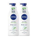 Nivea Aloe Vera 2x400 ml Nemlendirici Serum Vücut Losyonu