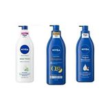 Nivea Aloe Vera Vücut Losyonu 400ml Nemlendirici Etkili Kuru Ciltler İçin Q10 Sıkılaştırıcı Vücut Sütü Besleyici