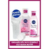 NIVEA Aqua Rose Gül Suyu Içeren Çift Fazlı Micellar Makyaj Temizleme Suyu 400ml Ve Nemlendirici Tonik200ml