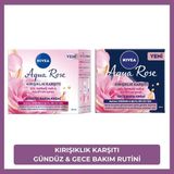 Nivea Aqua Rose Gündüz Yüz Bakım Kremi 50 ml ve Sıkılaştırıcı Gece Bakım Kremi 50 ml