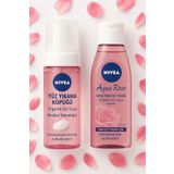 NIVEA Aqua Rose Yuz Temızleme Kopugu 150 ml Tonık 200 ml