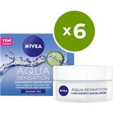 Nivea Aqua Sensation Salatalık Özlü Canlandırıcı Bakım Kremi x 6 Adet