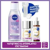 Nivea Aydınlatıcı Bakım Rutini, Micellar Makyaj Temizleme Suyu, Serum ve Tonik, Pamuk Hediye, Hassas Cilt