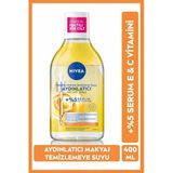 Nıvea Aydınlatıcı Micellar Makyaj Temizleme Suyu 400Ml, Serum İçerikli, Donuk Ve Hassas Cilt Tipler