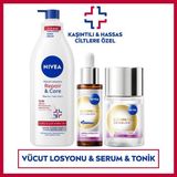 Nivea Aydınlatıcı ve Nemlendirici Cilt Bakım Seti, Serum 30ML, Tonik 100ML ve Vücut Losyonu 400ML