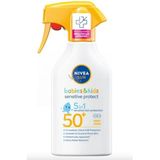 Nivea Baby Bebek Ve Çocuklar İçin Güneş Spreyi Hassas Güneş Koruması Ekstra Suya Dayanıklı Spf50 270 Ml