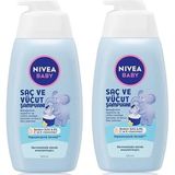 Nivea Baby Saç ve Vücut Şampuanı 500 ml 2 Adet ( Yeni Form)
