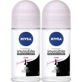 Nivea Black White Clear 2x50 ml Kadın Roll-On