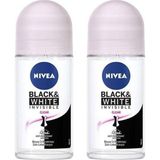 Nivea Black White Clear 2x50 ml Roll-On