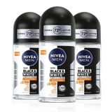 Nivea Black & White Invisible Antiperspirant Ter Önleyici Leke Yapmayan 50 ml Erkek Roll-On Deodorant