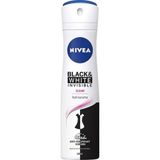 Nivea Black White Invisible Clear 150 ml 72 Saat Anti-Perspirant Kadın Sprey Deodorant
