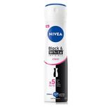 Nivea Black & White Invisible Clear Antiperspirant Leke Yapmayan Kadın Sprey Deodorant 150 ml x 3