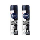 Nivea Black & White Invisible Güçlü Etki 2x150 ml Erkek Sprey Deodorant
