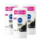 Nivea Black White Invisible İpeksi Pürüzsüzlük 3x50 ml Kadın Stick Deodorant