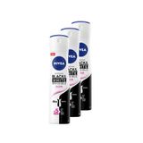 Nivea Black&White Invisible 3x150 ml Kadın Deodorant