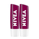 Nivea Böğürtlen Aromalı 2x4.8 gr Dudak Bakım Kremi