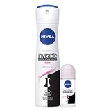 NIVEA B&W Clear Kadın Sprey 150 ml + B&W Clear Kadın Mini Rollon 25 ml 2 Paket (2 x 175 ml)
