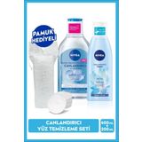 NIVEA Canlandırıcı Micellar Makyaj Temizleme Suyu 400ml Ve Nemlendirici Tonik200ml, Arındırıcı,normal Cilt