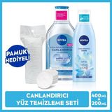 NIVEA Canlandırıcı Micellar Makyaj Temizleme Suyu ve Nemlendirici Tonik 400ml Arındırıcı Normal Cilt İçin