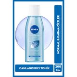 NIVEA Canlandırıcı Tonik 200ml, Arındırıcı, Nemlendirici,Normal,Karma Ciltler