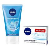 Nivea Canlandırıcı Yüz Temizleme Jeli 150ML Lotus Çiçeği Creme Soft Care Sabun 100