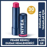 Nivea Caring Beauty Pembe SPF30 4.8 gr Renkli Dudak Bakım Kremi ve Yanak Balmı