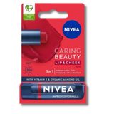 Nivea Caring Beauty SPF30 Red 4.8 gr Renkli Dudak Kremi ve Yanak Balmı