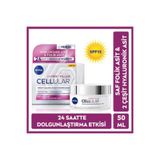 NIVEA Cellular Expert Filler Yaşlanma Karşıtı Dolgunlaştırıcı Krem, SPF15, 50ml