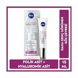 Nıvea Cellular Expert Filler Yaşlanma Karşıtı Göz & Dudak Kremi 15 Ml, Hyaluronik Asit, Folik Asit - standart