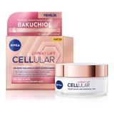 NIVEA Cellular Expert Lift Doğal Retinol Alternatifi Saf Bakuchiol ve Hyaluronik Asit içeren Kırışıklık Karşıtı ve Nemlendirici Gündüz Kremi 50 ml + Kolajen Tetikleyici Cilt Serumu 30 ml