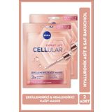 NIVEA Cellular Expert Lift Yüz Kağıt Maskesi, Doğal Retinol Alternatifi Saf Bakuchiol, X2 Adet