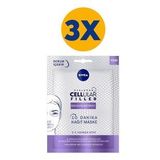 Nivea Cellular Filler Dolgunlaştırıcı Yüz Maskesi,hyaluronik Asit Ve Kolajentetikleyici,1 Adet X3