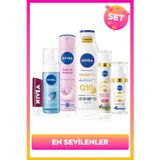 Nivea Çeyiz Seti, Vücut Losyonu 250ml,Dudak Kremi, Yüz Temizleme Köpüğü, Deodorant, Leke Karşıtı Krem,Serum