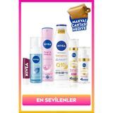 Nivea Çeyiz Seti,leke Karşıtı Krem ve Serum,losyon,dudak Kremi, Yüz Yıkama Köpüğü,deodorant, Çanta Hediye