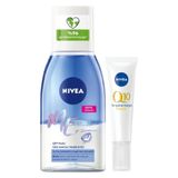 Nivea Çift Etkili Göz Makyaj Temizleyici 125 ml ve 15 ml Q10 Kırışıklık Karşıtı Göz Bakım Kremi