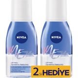 Nivea Çift Fazlı Göz Makyaj Temizleyici 125 ml Suya Dayanıklı Makyaj İçin 1+1 Set