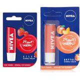 Nivea Çilek 4.8 gr ve Şeftali 4.8 gr Dudak Bakım Kremi