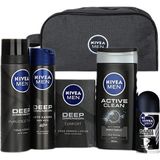 Nivea Cilt Bakım Seti Normal Cilt Tipi İçin 250ml Duş Jeli, Traş Köpüğü ve Deodorant