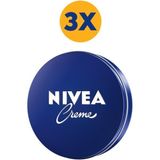 Nivea Creme 75 Ml,bakım Yapan Koruma, Tüm Ciltler Için Nemlendirici Krem,el & Yüz & Vücut X3 Adet