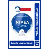 NIVEA Creme Nemlendirici Bakım Kremi, 150ml, Yoğun Nemlendirici, Eucerit İçeren