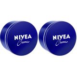 NIVEA Creme Nemlendirici Bakım Kremi 250 ml,Eucerit, El,Yüz,Vücut İçin,Paraben İçermez, Tüm Cilt Tipleri, (2 paketi)