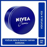 Nivea Creme Nemlendirici Bakım Kremi 250ml, Yoğun Nemlendirici, Eucerit, Yumuşak Cilt, El Yüz Vücut