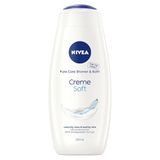 NIVEA Creme Soft Banyo ve Duş Jeli 500 ml,Eşsiz NIVEA Kokusu,Pro-vitamin ve Badem Yağı İçeriği ile Yoğun Vücut Nemlendirme