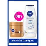 Nivea Creme Soft Kremsi Dokunuş Duş Jeli 750ml ve Cocoa Butter Nemlendirici Vücut Bakım Kremi 400ml - Yok