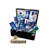 Nivea Damat Bohçası Nişan Bohçası Erkek Bakım Seti Sabmar Damat Çeyiz Sandığı Siyah 2022036