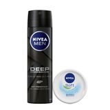 NİVEA DEO SPREY DEEP ERK 150ML + NİVEA SOFT 100ML