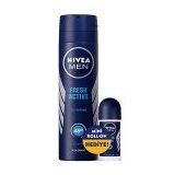 Nivea Deodorant 150 ml Fresh Active + Roll-On Hediyeli